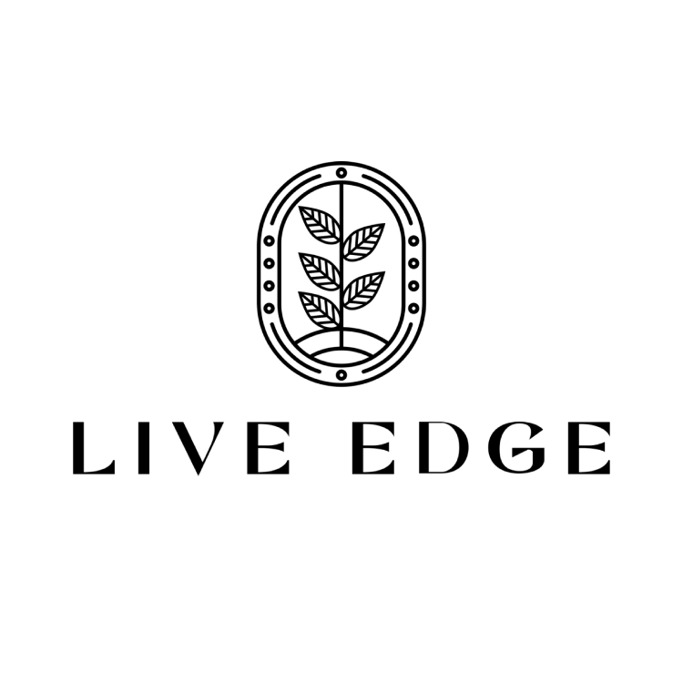 live edge leaf logo associate of woodslabs