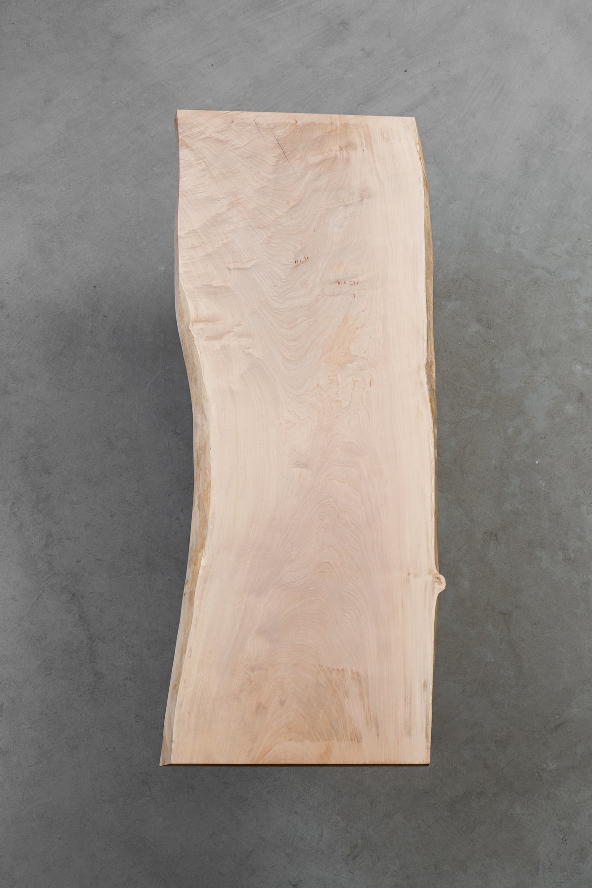 Full vertical view of the Tochi Veil Japanese Horse Chestnut panel, emphasizing the pale original Tochi tone and natural rectangular shape
